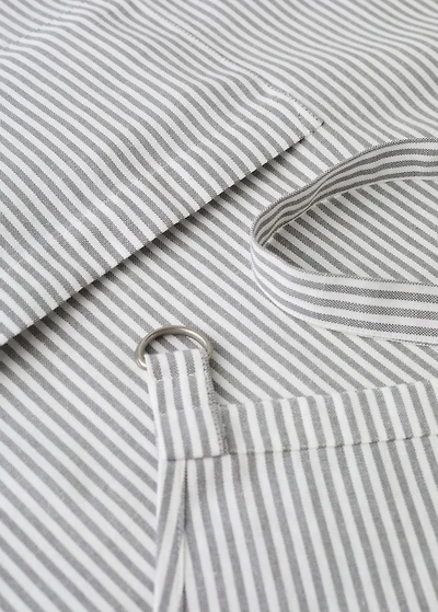 Cotton striped apron