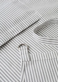 Cotton striped apron