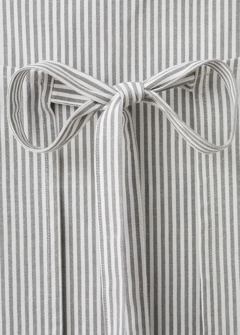 Cotton striped apron