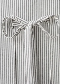 Cotton striped apron