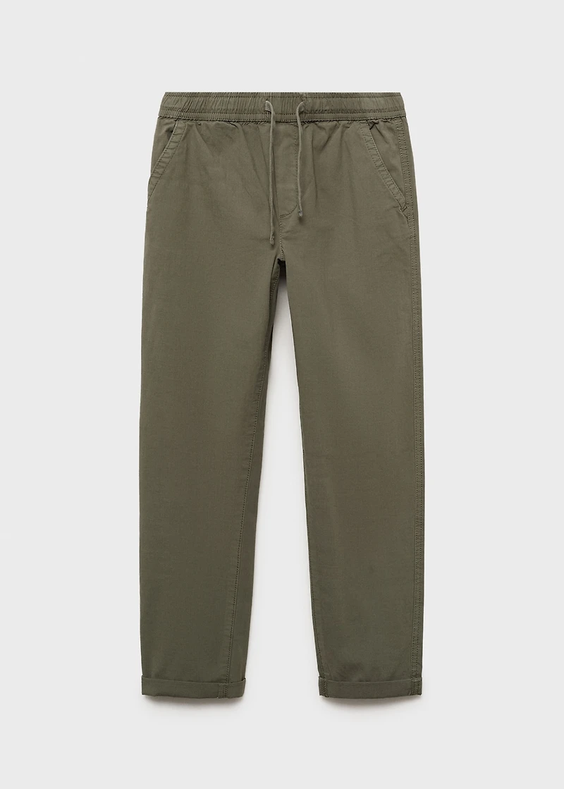 Elastic waist pants