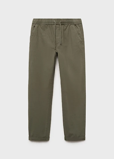 Elastic waist pants
