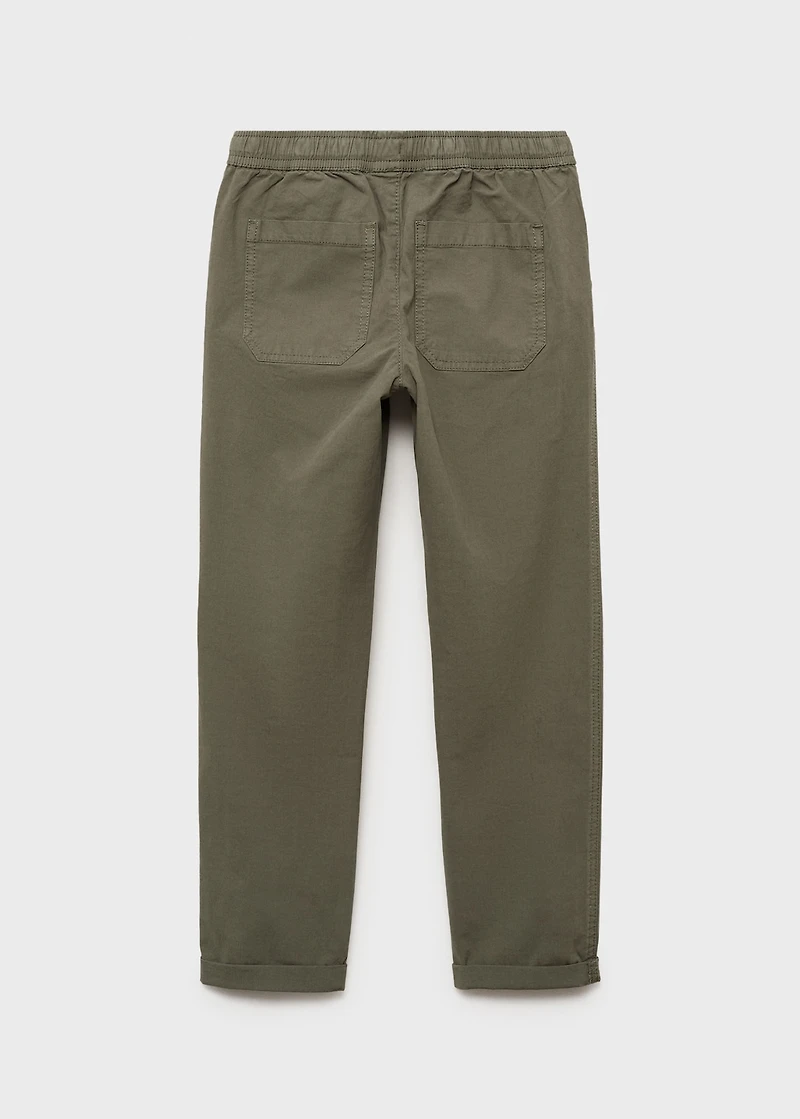 Elastic waist pants