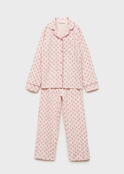 Printed cotton pyjamas