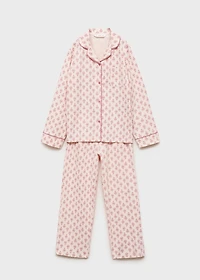 Printed cotton pyjamas