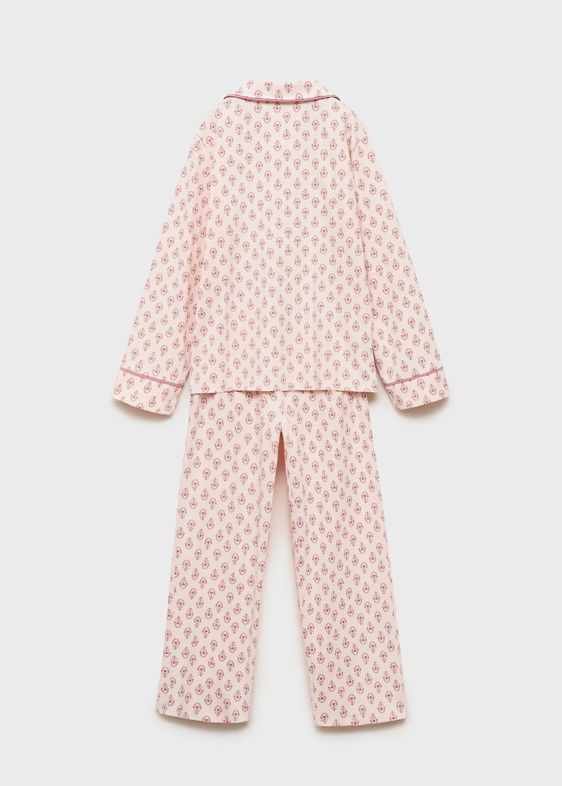 Printed cotton pyjamas