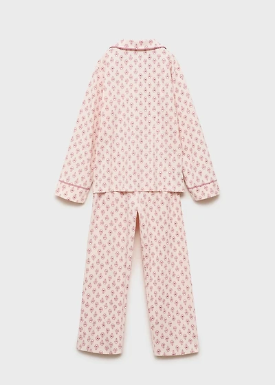 Printed cotton pyjamas