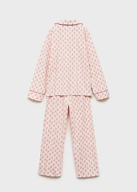 Printed cotton pyjamas