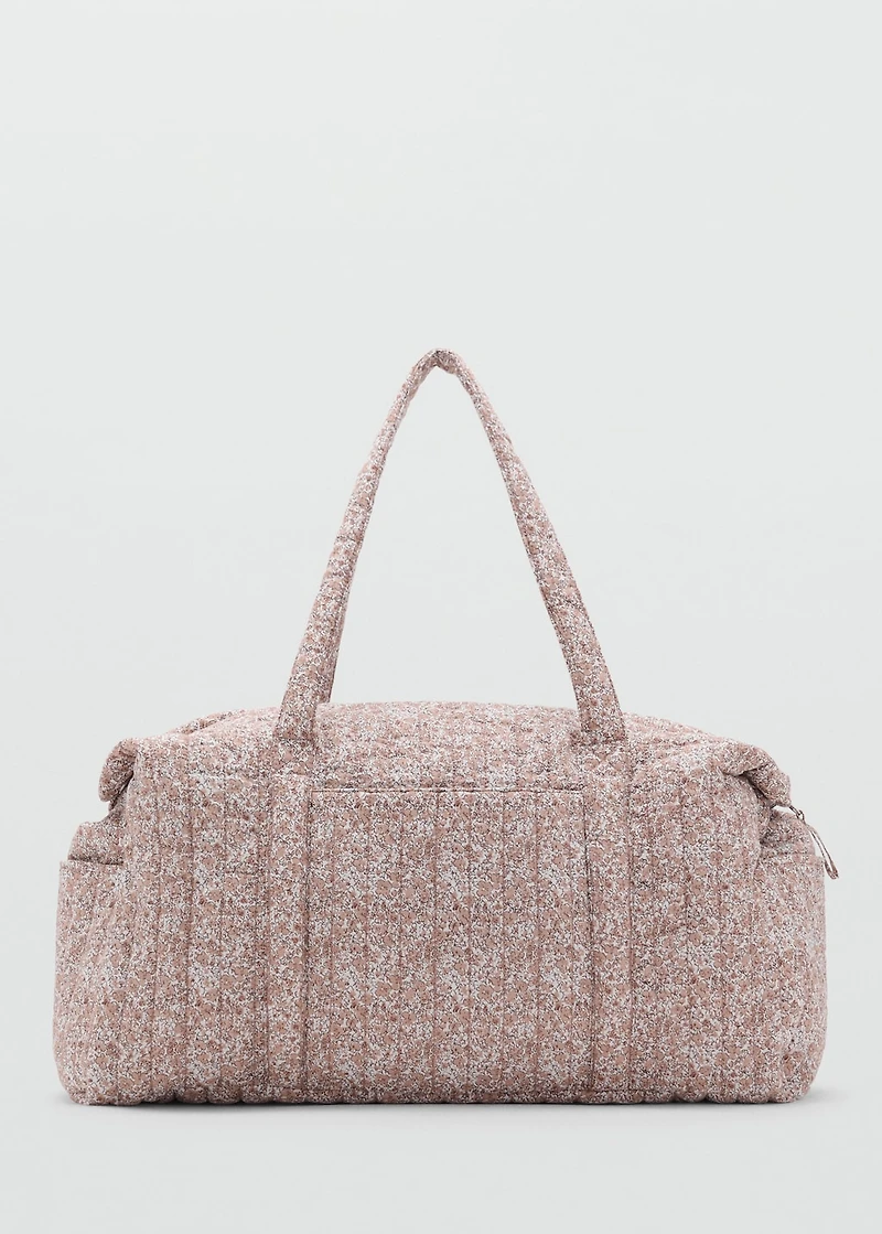 Maternity bag with flowers