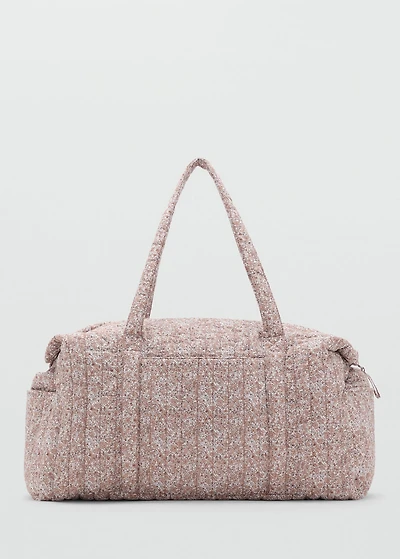 Maternity bag with flowers