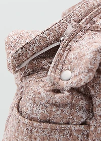 Maternity bag with flowers