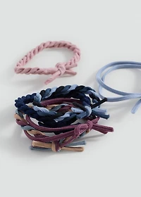 Pack 6 hair ties