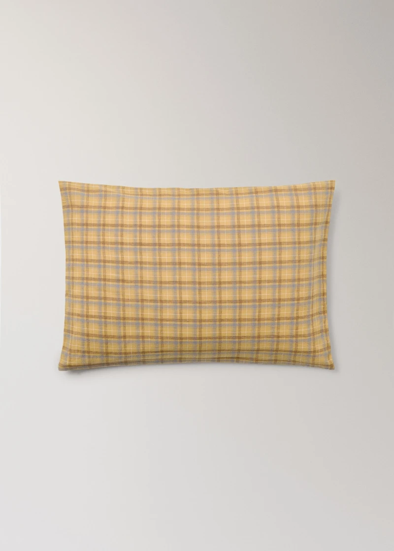 Multi-colored checked children's cushion cover 40x60 cm