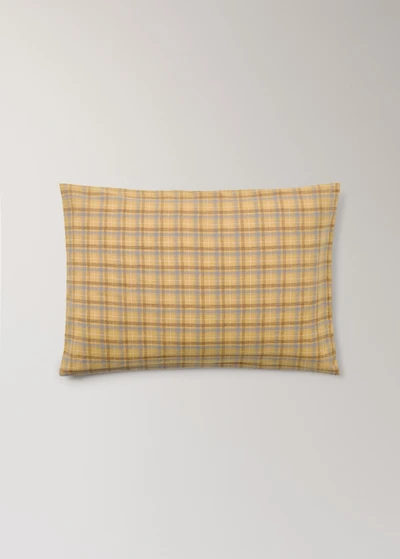 Multi-colored checked children's cushion cover 40x60 cm