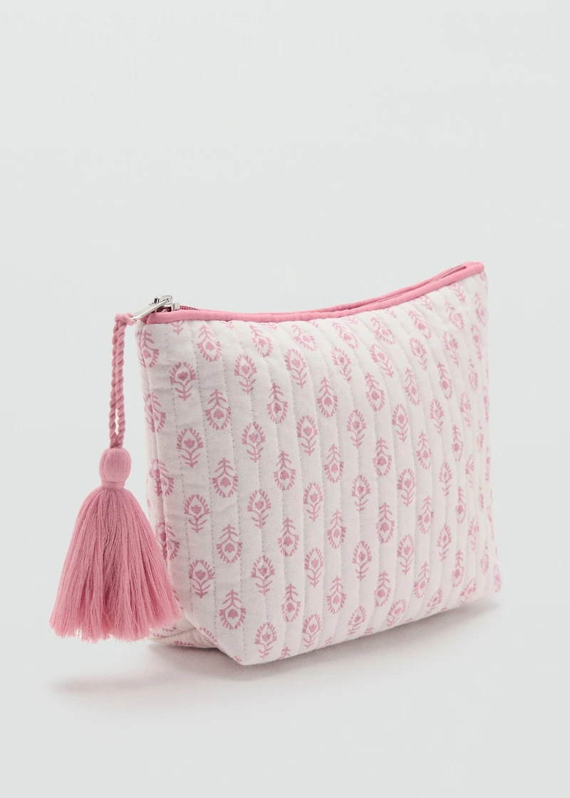 Printed cosmetic bag