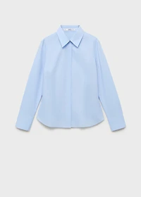 Slim-fit poplin shirt