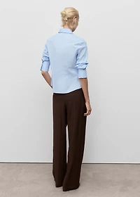 Slim-fit poplin shirt