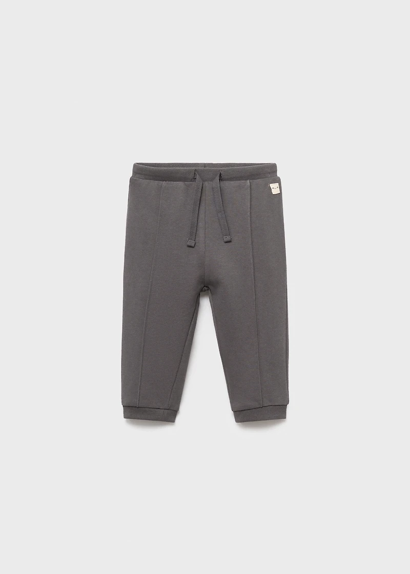 Cotton drawstring joggers