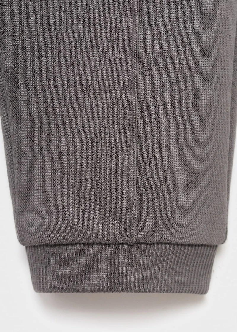 Cotton drawstring joggers