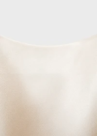 Satin top with straps