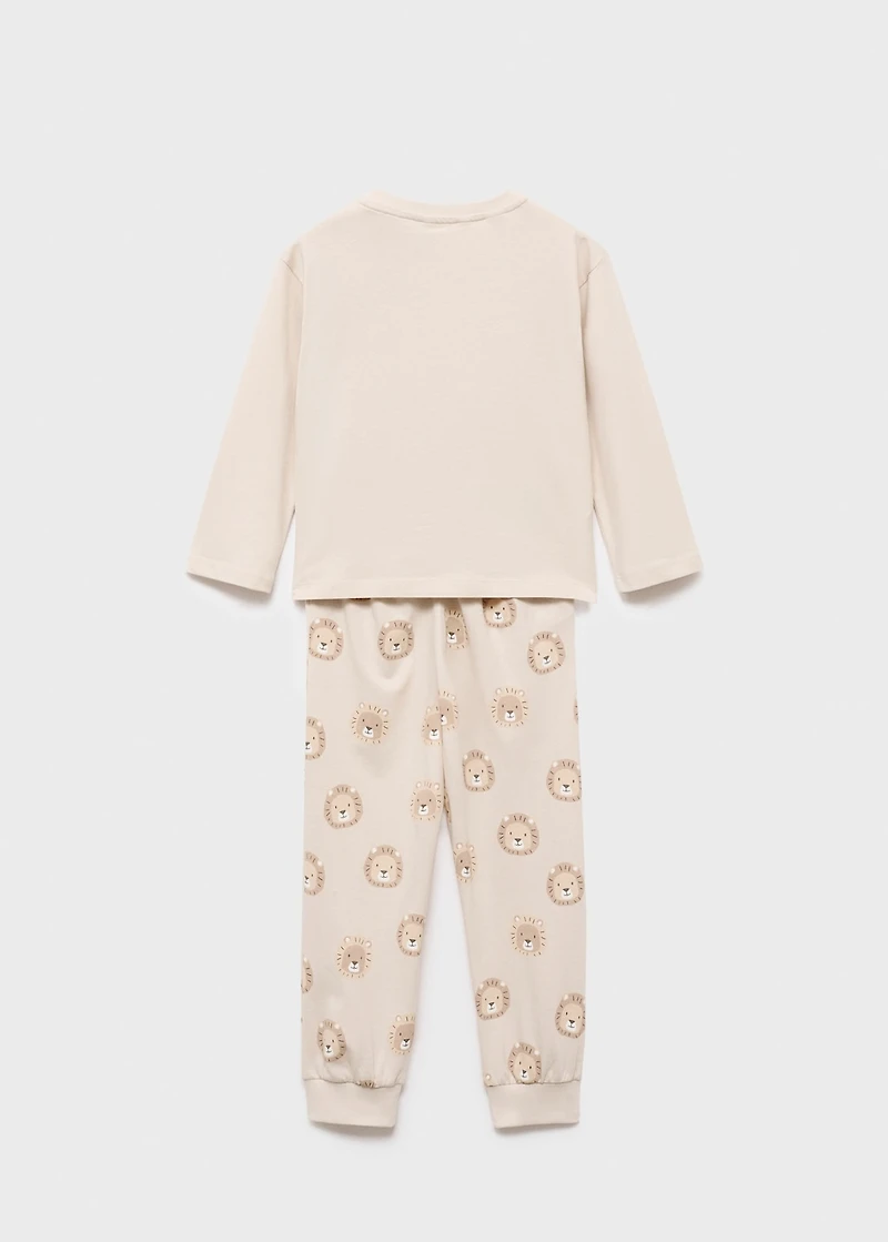 Animal-print pajamas