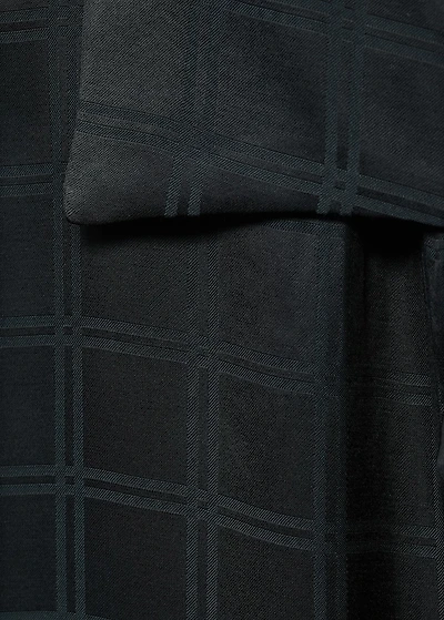 Rayon check pajama top