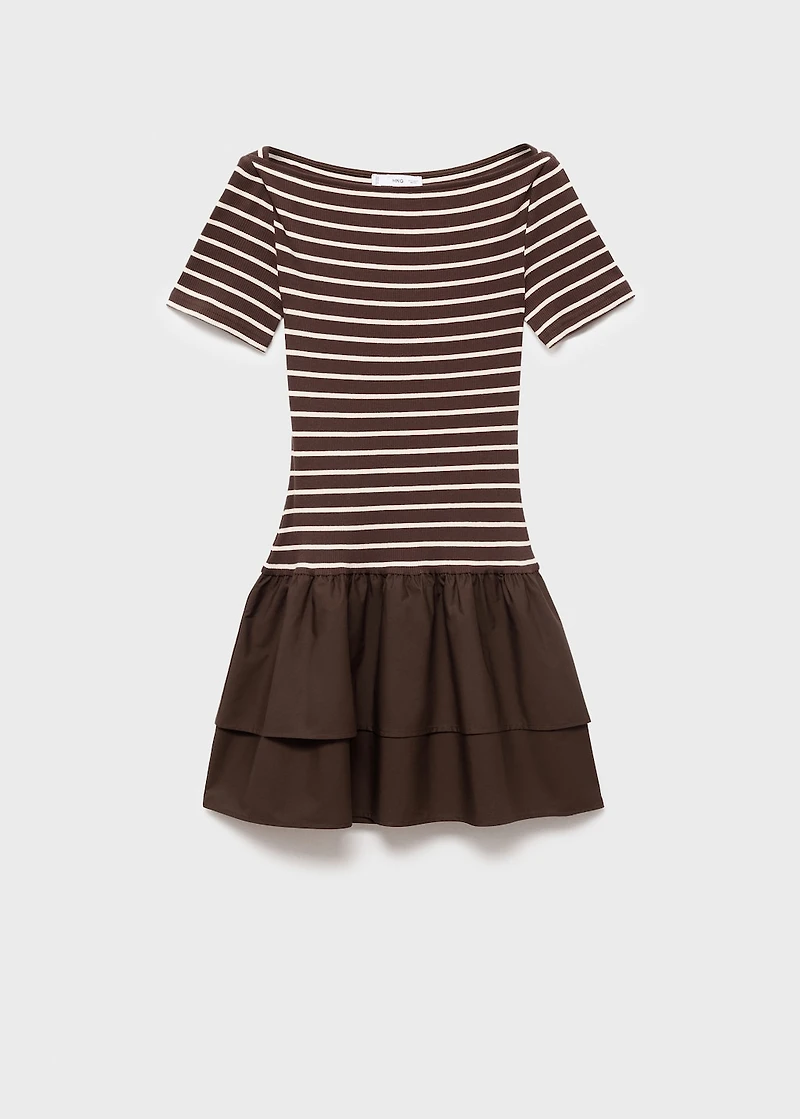 Mixed striped dress