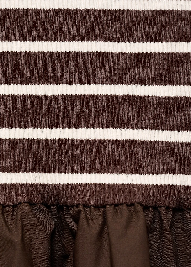 Mixed striped dress