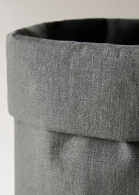 100% linen bread basket