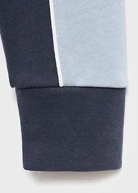 Two-tone fitted jacket