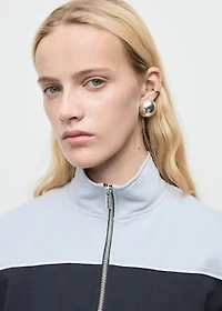 Two-tone fitted jacket