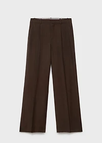Straight pants suit lyocell