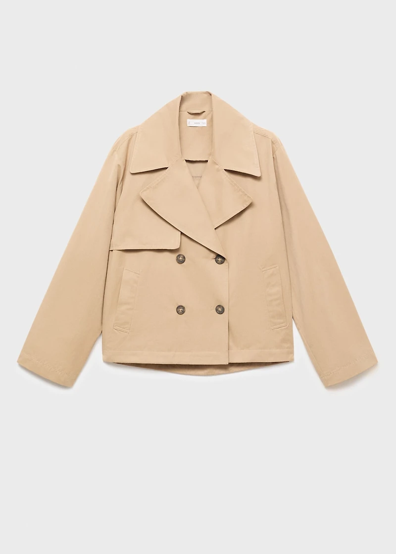 Short trench coat
