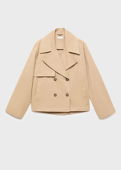 Short trench coat
