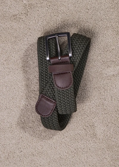 Braided elastic belt