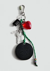 Multi-charm mirror keyring