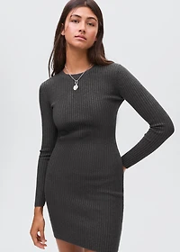Ribbed knit dress