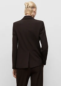 Straight-fit suit blazer