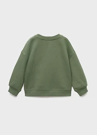 Path print sweatshirt