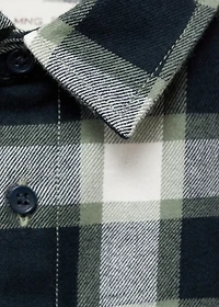 Cotton checked shirt