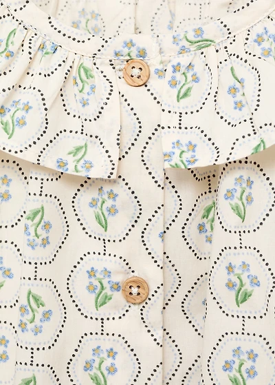 Blouse with Peter Pan collar