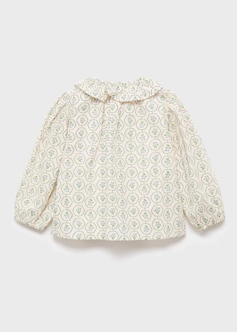 Blouse with Peter Pan collar