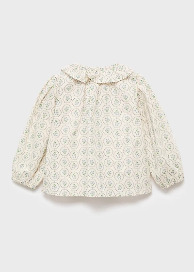 Blouse with Peter Pan collar