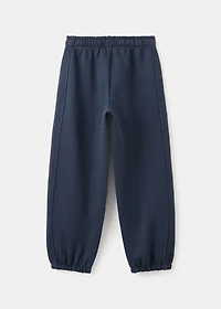 Cotton joggers with elastic waist