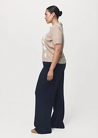Cotton jogger-style trousers