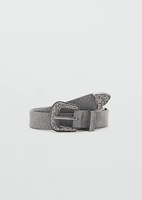 Leather cowboy style belt