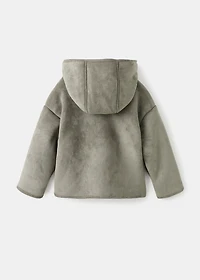 Sheepskin-lined suede jacket