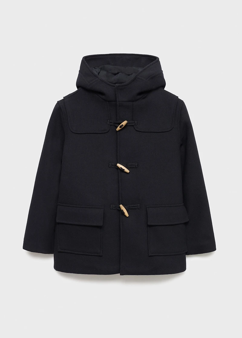 Wool duffle coat