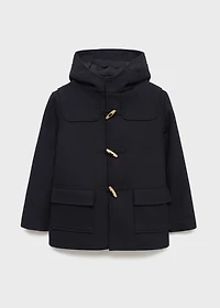 Wool duffle coat