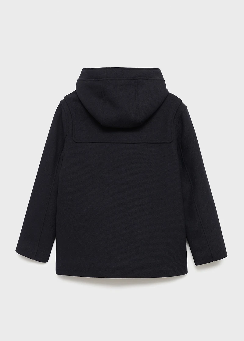 Wool duffle coat